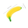 thumbnail image 2 of Banana Stress Relief Fidget Lovely Fruit Shaped Fidget Toy Helps Relieve Tension And Boredom Ideal As Party Favors Holiday Gifts And Desk Decor For Relaxing Mood, 2 of 4