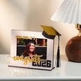 thumbnail image 3 of Decorr Black 2026 Graduation Picture Frame, 6×8" 3D Congrats Grad Wood Table Centerpiece with Grad Cap, Personalized Grad Gift for Class of 2026 & Grad Party Decorations, 3 of 6