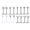 Silver-A, variant on 16Pcs/Set 16G Cubic Zirconia Medusa Monroe Labret Lip Piercing Heart Star Tragus Helix Earrings Piercing