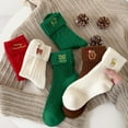 thumbnail image 4 of Yoyauz 3PCS Christmas Boat Socks Holiday Socks Colorful Winter Holiday Socks Novelty Santa Claus Socks For Christmas Ladies Men(Giftboxed), 4 of 6