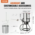 thumbnail image 2 of VEVOR Friteuse à Dinde Profonde en Aluminium 30 qt 54 000 BTU, 2 of 9