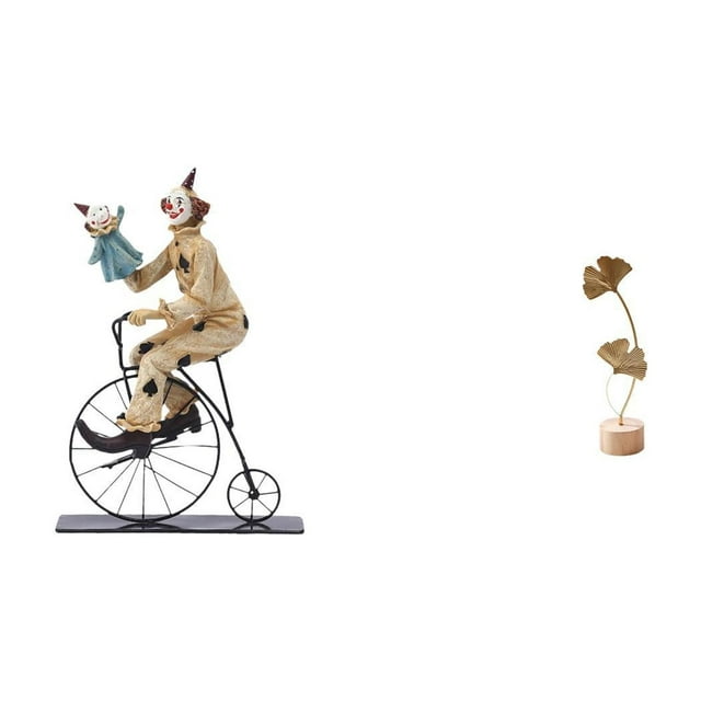Figura De Hoja De Payaso, Estatua, Escultura, Colección, Adorno De Escritorio, Centro De Mesa, Vitrina, Decoración De Comedor, Regalo, Artesanías De Metal, Estilo Nórdico Creativo Abstracto