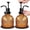 Vintage Amber Brown, variant on GIRACOA 2 Pack Vintage Soap Dispenser with Pump, 8 oz Glass Refillable Soap Dispenser with 2 Non-Slip Pads for Bathroom & Kitchen Sink