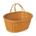 thumbnail image 1 of Canasta de picnic Cesta de almacenamiento Cesta de compras tejidas Decoración del hogar Cesta de pascua rústica para la cocina Camping Pantry Cocina 38 x 30 x 18 cm, 1 of 8