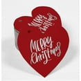thumbnail image 2 of Inkdotpot Real Silver Foil Merry Christmas Tag Favor Hang Paper Tag 100 Pieces, 2 of 8
