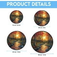 thumbnail image 5 of Customized Landscape River Stained Glass Window Hangings, Landscape River Colorful Glass Panel Pretty Gifts, Landscape River Decoration for Home Garden Christmas 0BTvLI, 5 of 5
