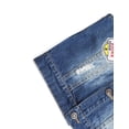 thumbnail image 4 of KIDSCOOL SPACELittle Kid Jean Vest,Junior Ripped Embroidery Denim Jacket Tops,Blue,5-6 Years, 4 of 5