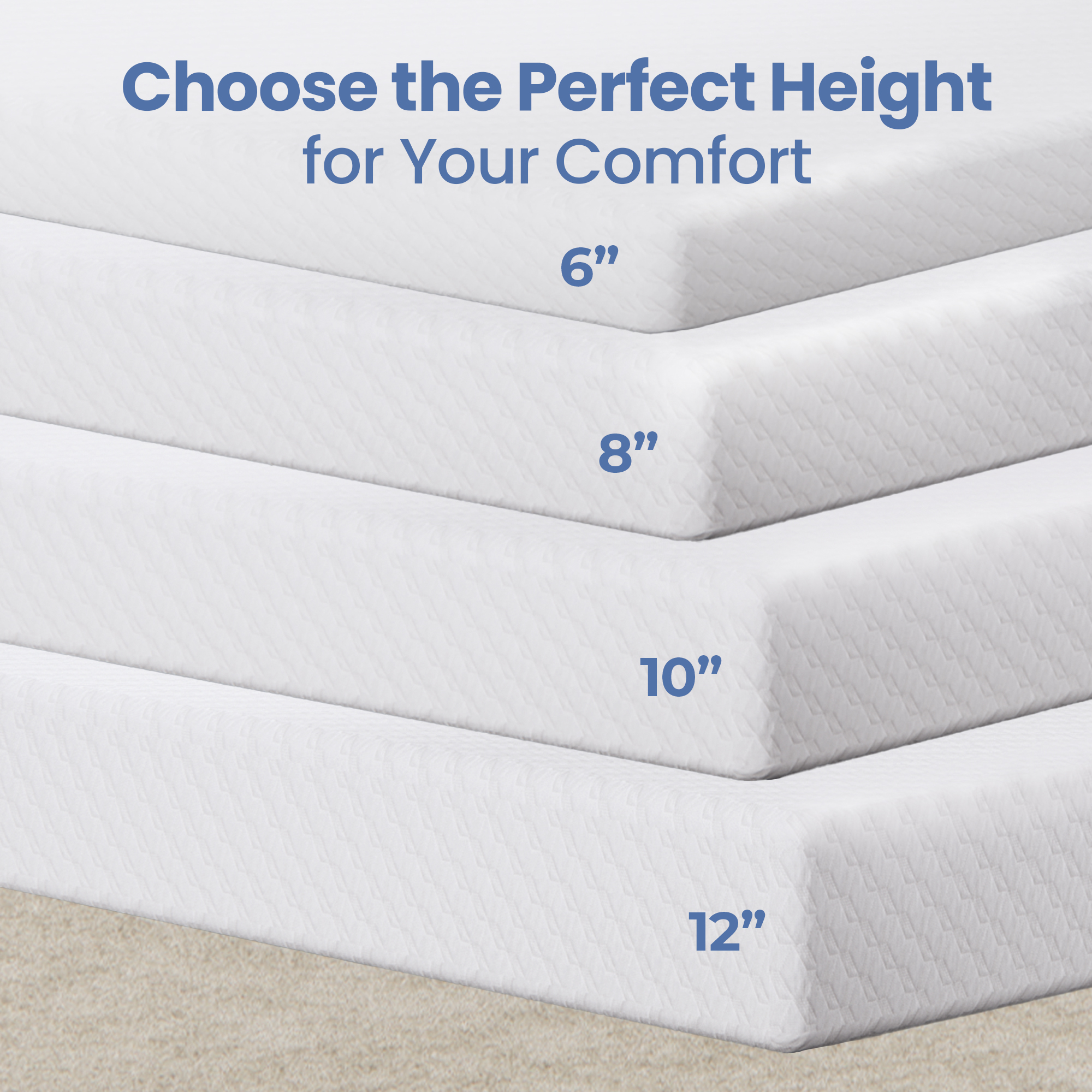 CELTOSS 8 Twin Memory Foam Mattress, Cooling Gel, Medium Firm Support, Breathable Cover, Mattress in a Box