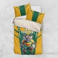 thumbnail image 1 of Ensemble de Literie Rugby Australie Personnalisé Mascotte Koala Style Sportif LT18, 1 of 7