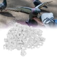 thumbnail image 2 of 001-100 Numbered Bird Foot Ring Reusable Pigeons Identify Clip Poultry AccessoryWhite, 2 of 7
