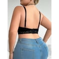 thumbnail image 2 of Plus Size Women's Lace Trimmed Bra With Underwire, 2 of 5