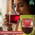 thumbnail image 3 of Green Royalty Jamaica (Hibiscus) Herbal Tea 4oz – Natural Infusion Dried Flower, Caffeine-Free, Non-GMO, 3 of 6