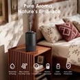 thumbnail image 4 of Aofmee Waterless Diffuser for Essential Oil, Car Diffsuer, 2000mAh Battery Operated Scent Air Machine, with 3 Timer & 3 Mist Levels for Home, Car, Office - Black, 4 of 11