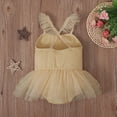 thumbnail image 5 of Mercatoo Infant Baby Girls Sequins Ruffle Romper Tutu Dress Summer Fly Sleeves Princess Birthday Party Tulle Dresses, 5 of 6