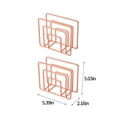 thumbnail image 3 of Amzcrzy Storage Rack Napkin for Table, Modern Metal Napkin Holders for Kitchen Dining Tables & Countertops, Paper Cocktail Napkins Dispenser for Indoor & Outdoor Use Dorm Room Essentials, 3 of 6