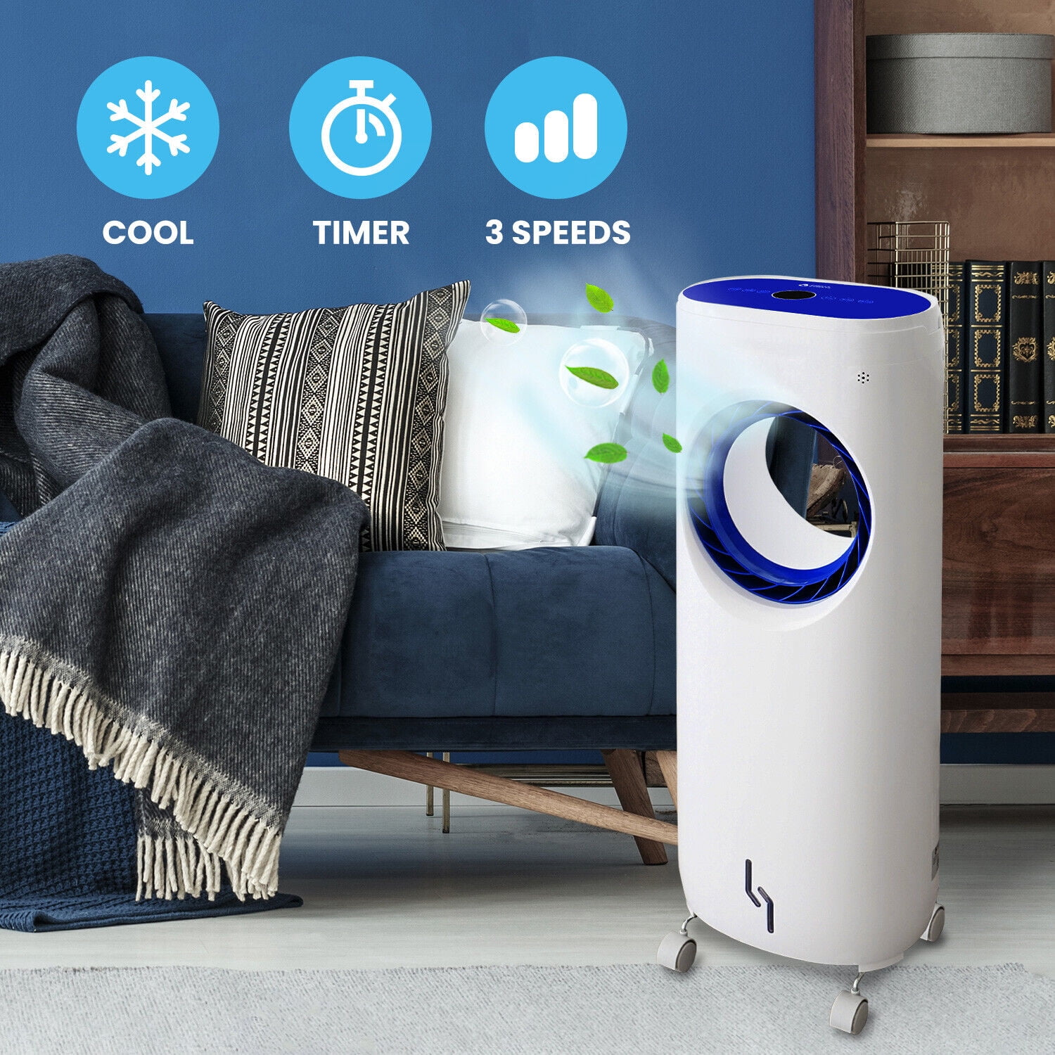 Gorilla Gadgets Bladeless Evaporative Cooler Swamp Fan, Touch Sensors