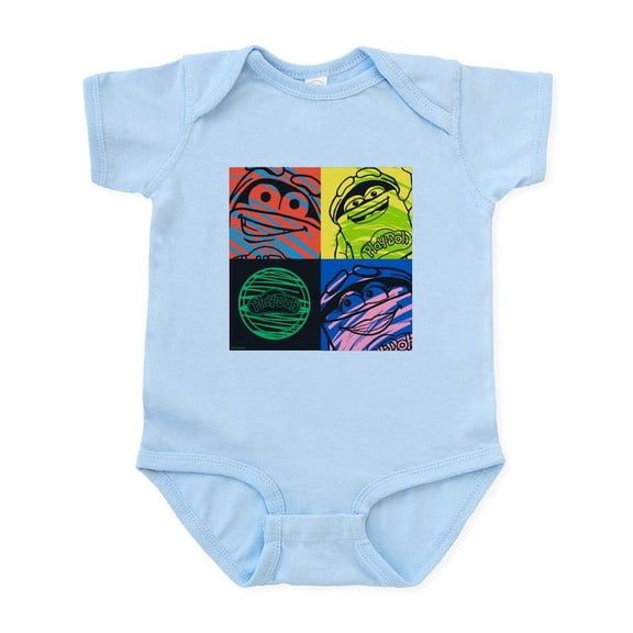 CafePress - Play Doh Characters Body Suit - Baby Light Bodysuit, Size Newborn - 24 Months