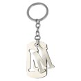 thumbnail image 1 of Llavero Con Letra M Llavero Del Alfabeto para Hombres Y Mujeres Regalos Dijes para Bolso Llaves, 1 of 9