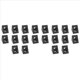 thumbnail image 1 of Conector de Soporte en Ángulo de 90 Grados para CNC e Impresora 3D, Ranura en V de Bricolaje, Esquina Negra para Perfil de Aluminio 2020, 20 Piezas, 1 of 5
