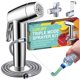thumbnail image 1 of Pulverizador de bidé de mano para inodoro - Pulverizador de modo triple: Pulverizador de chorro para lavadora de pañales de tela y chorro suave | Accesorio de rociador de manguera ajustable premium pa, 1 of 1