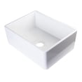 thumbnail image 4 of White 26" Contemporary Smooth Apron Fireclay Farmhouse Kitchen Sink, 4 of 10
