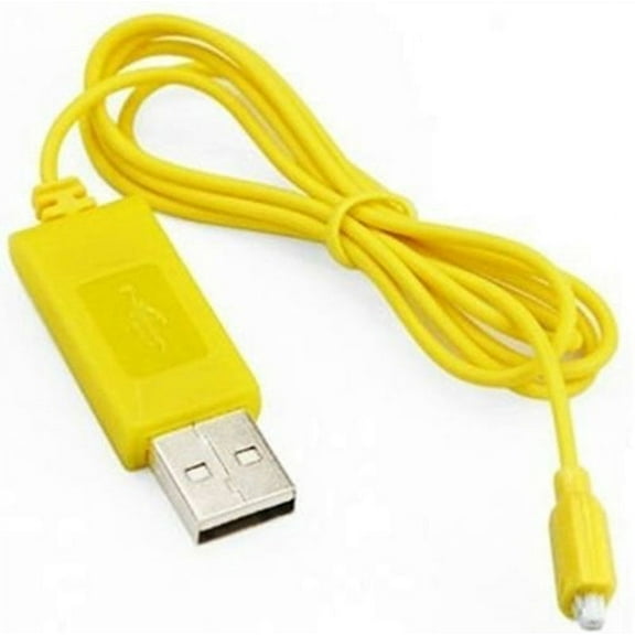 Rc Helicopter Syma S107 S105 Usb Mini Charger Charging Cable Parts Yellow