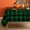 Black/Green, variant on Checkered Round Christmas Tablecloth - Waterproof and Washable Gingham Xmas Table Cloth Holiday Decorative Table Cover for Party, Red/Black 60 Inch