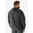 thumbnail image 2 of Kingsize Men's Big & Tall Fleece Zip-front Hoodie Jacket, 2 of 3