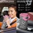 thumbnail image 5 of 30oz Handheld Travel Tumbler with Handle – Double Wall Stainless Steel Insulated Cup, Flip Straw Lid, Leak-Proof & BPA-Free for Hot and Cold Drinks – Durable Coffee & Juice Mug Pink, 5 of 7
