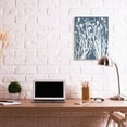 thumbnail image 2 of Stupell Industries Abstract Botanical Plant Silhouette Blue White Design Canvas Wall Art Design by Lori Dubois, 24" x 30", 2 of 6