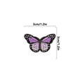 thumbnail image 3 of 8 Pcs Butterfly Iron on Patches, Butterfly Embroidered Iron On Patch Applique, Clothing Fabric Accessories, Flower Sew on Patch Repair Decor for Clothing Backpacks Jackets Hats Jeans DIY Crafts, 3 of 5