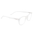 thumbnail image 3 of grinderPUNCH Lunettes Légères Ovales Rondes pour Hommes et Femmes Lunettes de Lecture +5,00, Transparent, 3 of 3