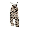 thumbnail image 6 of Odeerbi 5-14 Years Teen Girls Summer Jumpsuit Leopard Print Camisole Romper Casual Overalls Bib Overall Pantss with Pockets, 6 of 6