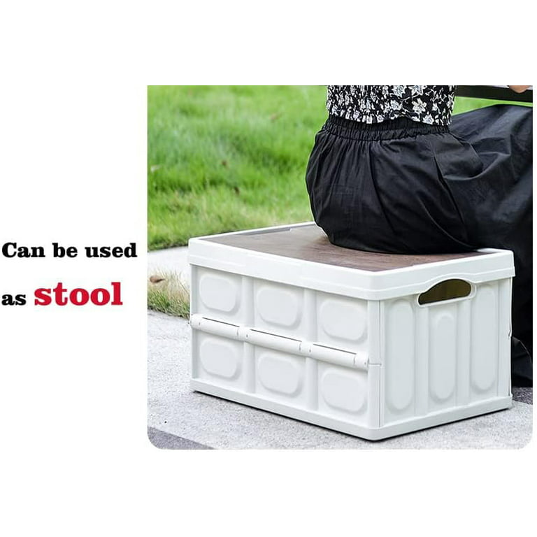 Outdoor Camping Folding Storage Box Tourist Table Car Storage Box Travel  Storage Bin With Lids And Handles Camping Equipment - AliExpress