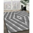 thumbnail image 3 of Ahgly Company Machine Washable Indoor Rectangle Transitional Gray Cloud Gray Area Rugs, 7' x 9', 3 of 7
