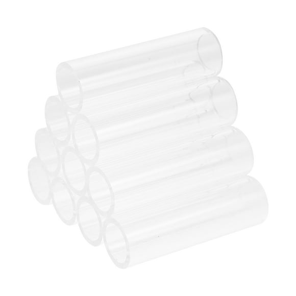 Tubo de cría de peces, tubo del tanque para acuario, refugio, decoración de refugio para peceras, tubo de 10 orificios, alimentador de camarones y peces, tubo de cría