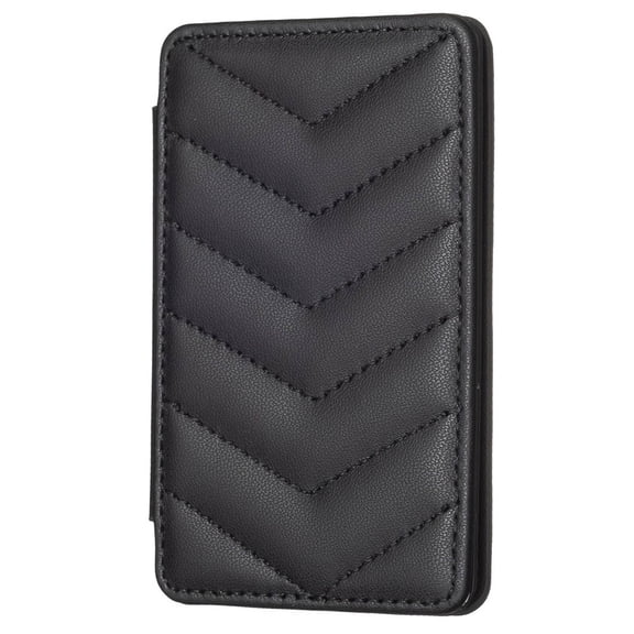 CCOCC Phone Wallet,Slim Design Card Holder for Phone Case,Magnetic Closure Multi-Card Storage Wallet Phone Case,Black