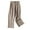 Khaki, variant on lmcalzta Womens Linen Pants Wide Leg Loose Fitting with Pockets Summer Beach Trousers Solid Color