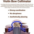 FENGViolin Bow Collimator, 1/4 1/8 1/10 Straightness Corrector Teaching