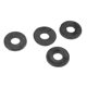 thumbnail image 3 of Arandelas espaciadoras de nailon negro chapadas M4 x 10 mm x 1 mm, 100 unidades., 3 of 4