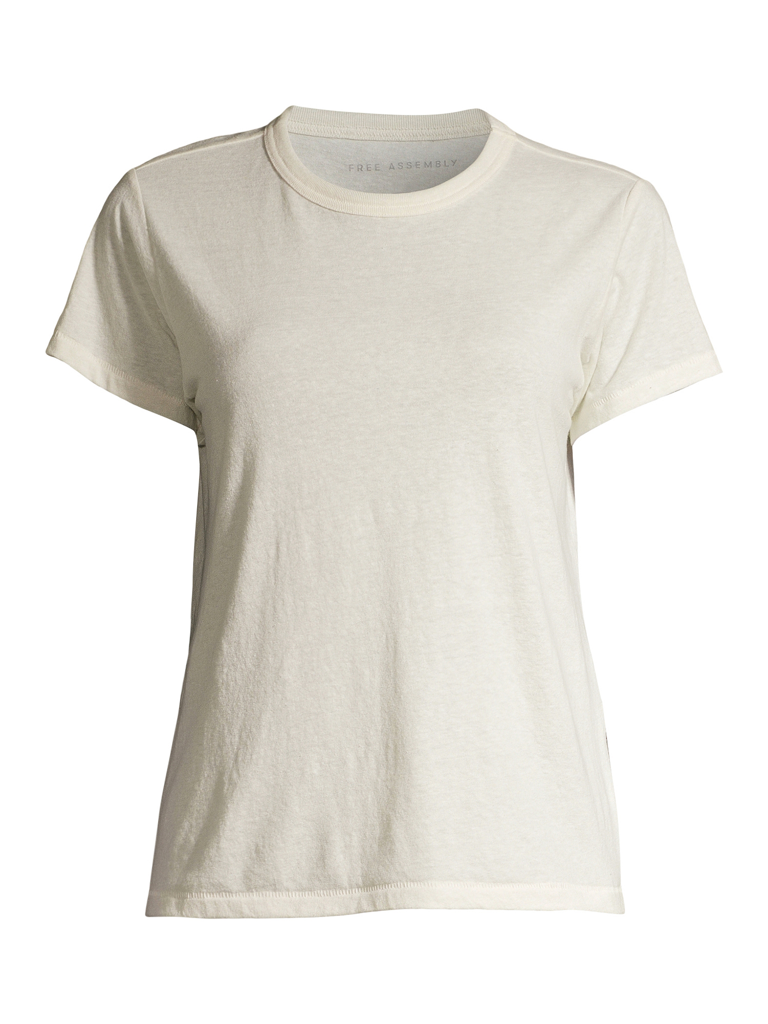 Free Assembly Women's Ringer Tee with Short Sleeves, Sizes XS-XXXL - image 5 of 8