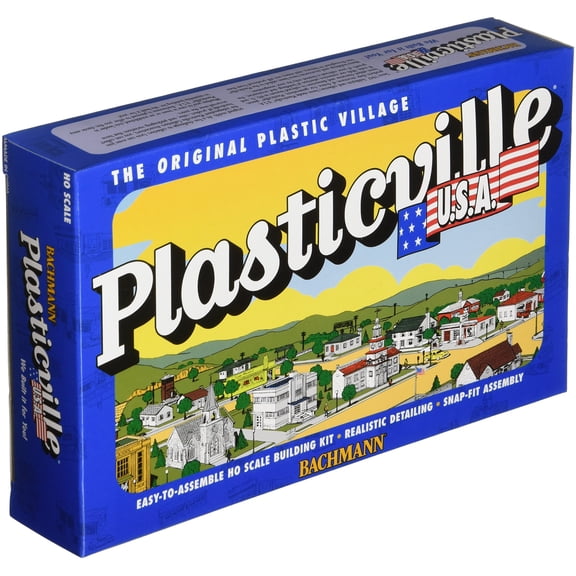 Bachmann - Plasticville Classic Kit - Suburban Station - HO