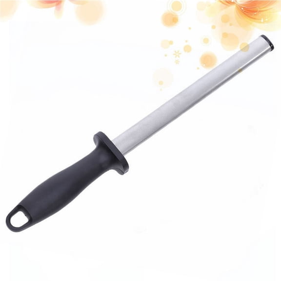 HONMEET Kitchen Sharpener, Ceramic and Steel Honing Rod for Home Use, 1-Piece Sharpening Tool