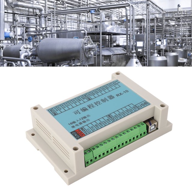 Contrôleur Programmable PLC, Facile à Utiliser, Finition Fine, Réponse Rapide, Carte de Contrôle Industriel pour Produits Chimiques