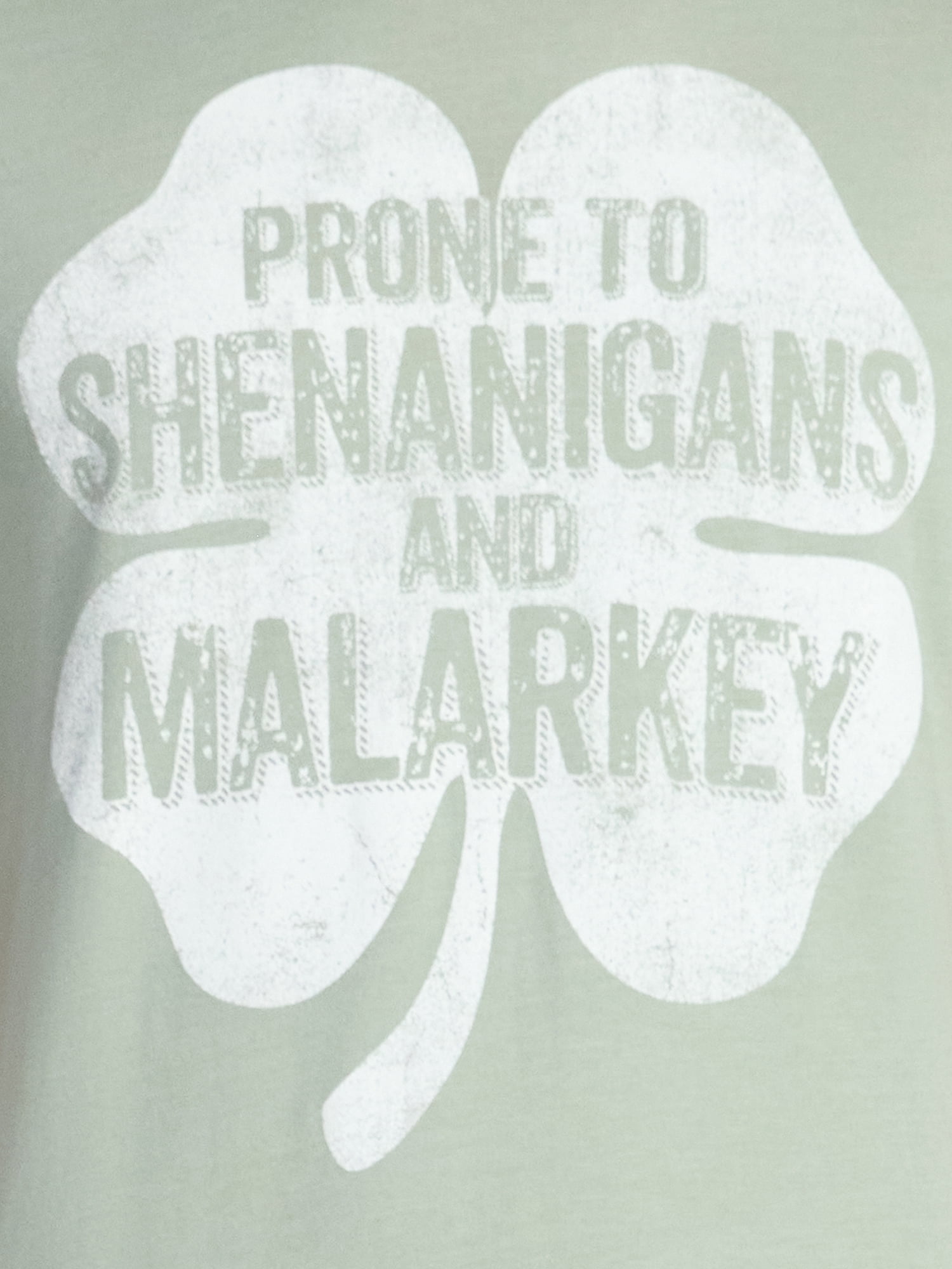 Saint Patrick's Day Men's 4 Leafy Malarkey Graphic Tee by Way to Celebrate, Sizes XS-5XL
