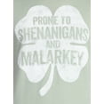 thumbnail image 3 of Saint Patrick's Day Men's 4 Leafy Malarkey Graphic Tee by Way to Celebrate, Sizes XS-5XL, 3 of 5