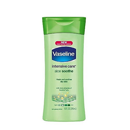 Vaseline Intensive Care Body Lotion, Aloe Soothe 10 oz