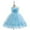 Sky Blue, variant on Elegant Princess Costume Dress Toddler Kids Dress up Fancy Cosplay Theme Party Outfit