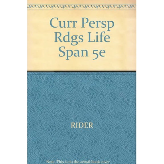 Pre-Owned Curr Persp Rdgs Life Span 5e Paperback