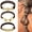 Brown, variant on Cute Hair Ties Bracelet Ponytail Holders, Decorative Gold Beaded Pony Tails Hair Tie for Bonde Brwon Hair, Handmade Elastic with Charms for Thick, Thin, Curly, Straight Hair Types Khaki